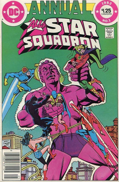 Cover for All-Star Squadron Annual (DC, 1982 series) #1 [Canadian]