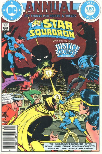 Cover for All-Star Squadron Annual (DC, 1982 series) #3 [Canadian]