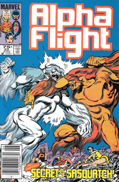 Cover for Alpha Flight (Marvel, 1983 series) #23 [Canadian]