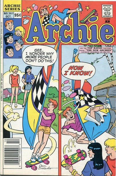Cover for Archie (Archie, 1959 series) #361 [Canadian]