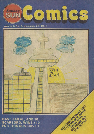 Cover for Sunday Sun Comics (Toronto Sun, 1977 series) #v5#7