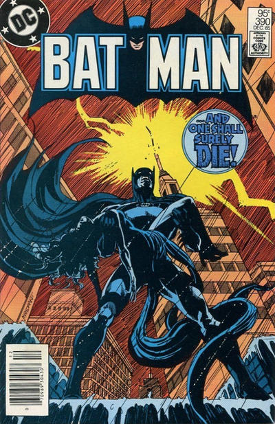 Cover for Batman (DC, 1940 series) #390 [Canadian]