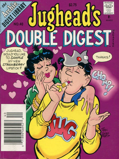 Cover for Jughead's Double Digest (Archie, 1989 series) #40 [Newsstand]