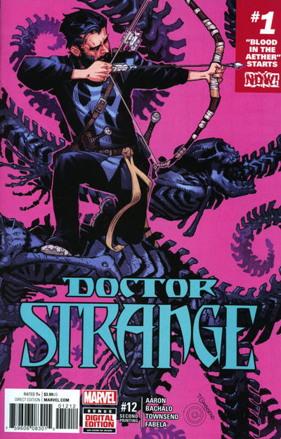 Cover for Doctor Strange (Marvel, 2015 series) #12 [Second Printing Variant]