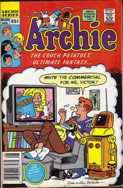 Cover for Archie (Archie, 1959 series) #369 [Newsstand]