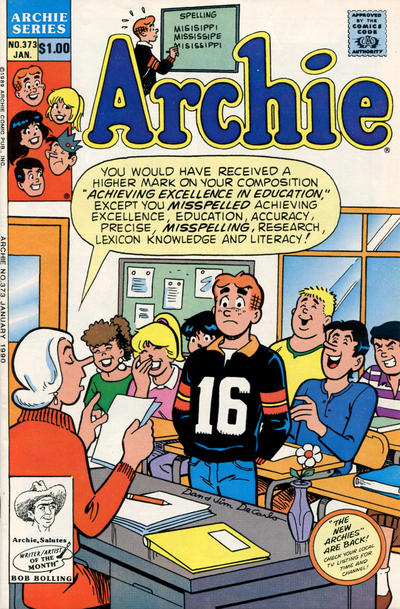 Cover for Archie (Archie, 1959 series) #373 [Direct]