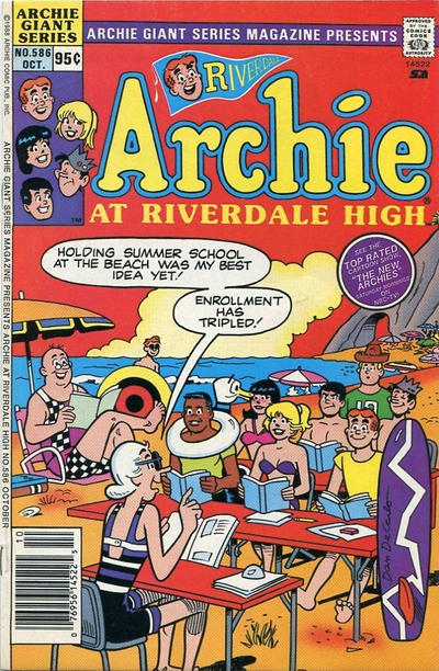 Cover for Archie Giant Series Magazine (Archie, 1954 series) #586 [Canadian]