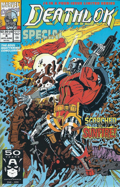 Cover for Deathlok Special (Marvel, 1991 series) #4 [Direct]