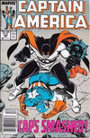 Cover Thumbnail for Captain America (1968 series) #348 [Newsstand]
