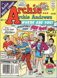 Cover Thumbnail for Archie... Archie Andrews, Where Are You? Comics Digest Magazine (Archie, 1977 series) #74