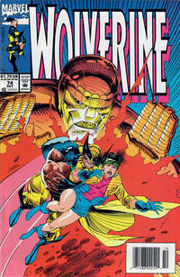 Cover for Wolverine (Marvel, 1988 series) #74 [Newsstand]