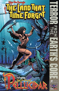 Cover for Edgar Rice Burroughs' The Land That Time Forgot/Pellucidar: Terror from the Earth's Core (American Mythology Productions, 2017 series) #2 [Main Cover B]