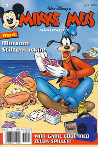 Cover Thumbnail for Mikke Mus Månedshefte (Hjemmet / Egmont, 1997 series) #9/2003