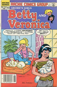 Cover for Archie's Girls Betty and Veronica (Archie, 1950 series) #342 [Canadian]