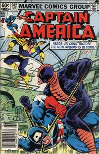 Cover Thumbnail for Captain America (Marvel, 1968 series) #282 [Newsstand]
