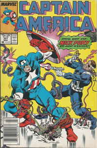 Cover for Captain America (Marvel, 1968 series) #351 [Newsstand]