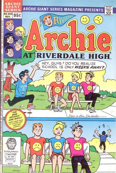 Cover for Archie Giant Series Magazine (Archie, 1954 series) #604 [Direct]