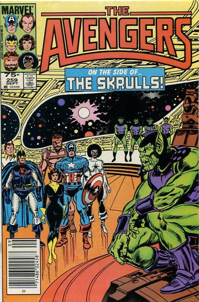 Cover for The Avengers (Marvel, 1963 series) #259 [Canadian]