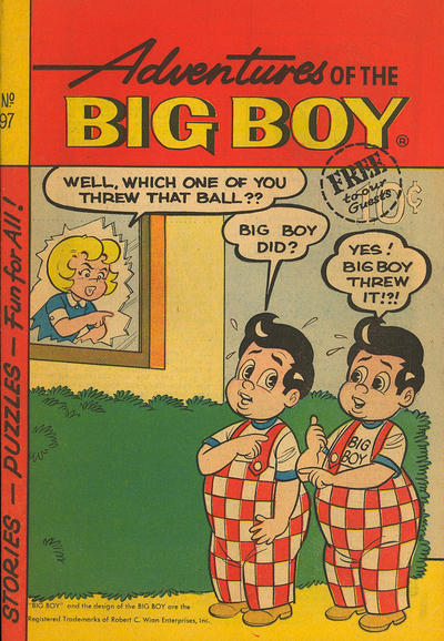 Cover for Adventures of the Big Boy (Webs Adventure Corporation, 1957 series) #97 [West]