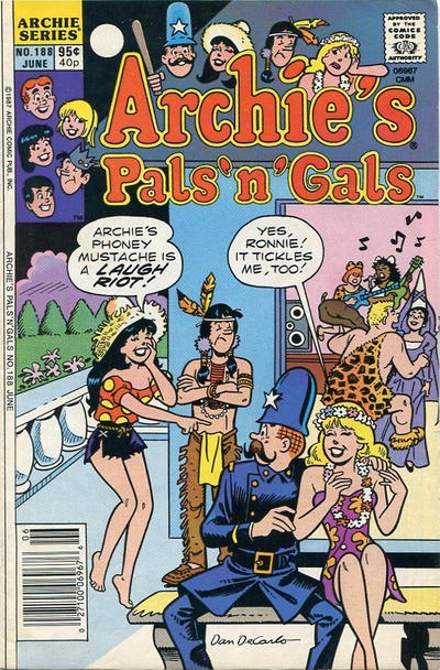 Cover for Archie's Pals 'n' Gals (Archie, 1952 series) #188 [Canadian]
