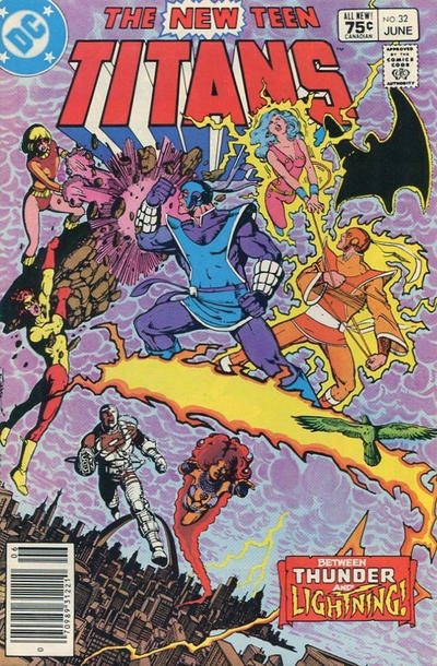 Cover for The New Teen Titans (DC, 1980 series) #32 [Canadian]