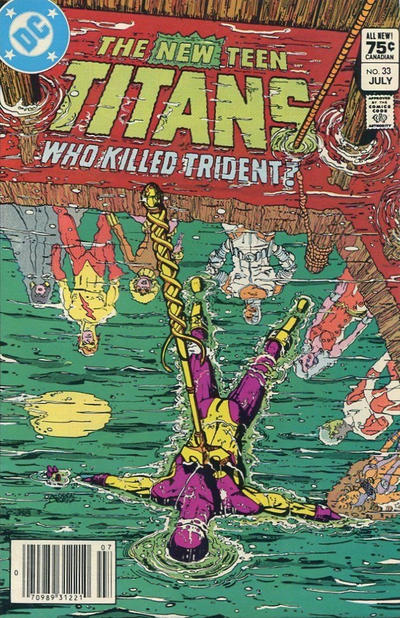 Cover for The New Teen Titans (DC, 1980 series) #33 [Canadian]