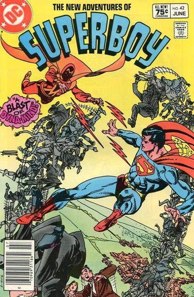 Cover for The New Adventures of Superboy (DC, 1980 series) #42 [Canadian]