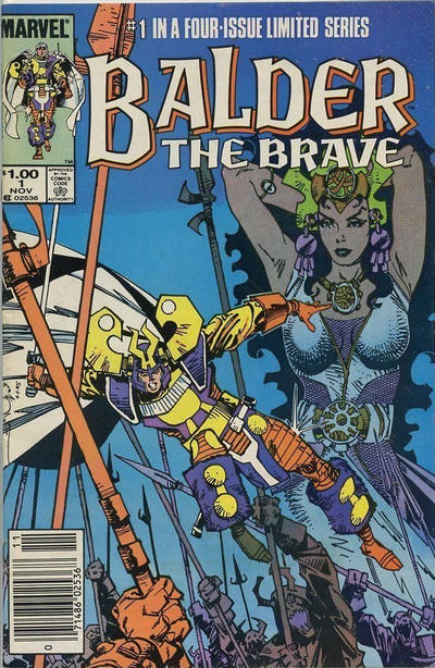 Cover for Balder the Brave (Marvel, 1985 series) #1 [Canadian]