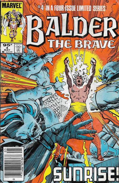 Cover for Balder the Brave (Marvel, 1985 series) #4 [Canadian]