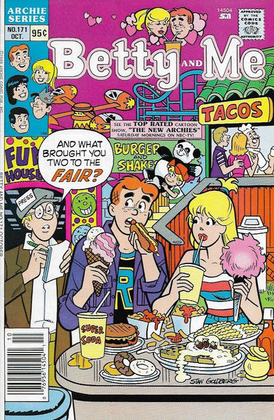 Cover for Betty and Me (Archie, 1965 series) #171 [Canadian]