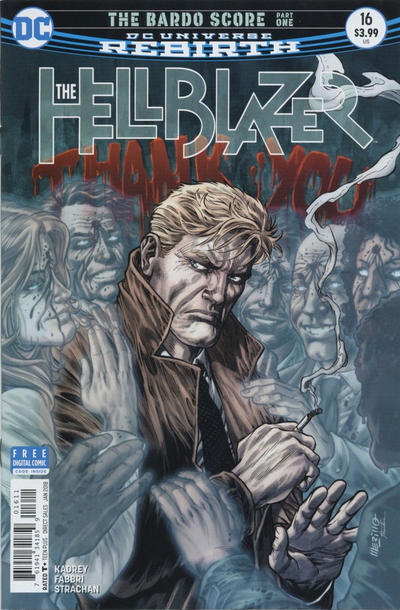 Cover for Hellblazer (DC, 2016 series) #16 [Jesus Merino Cover]