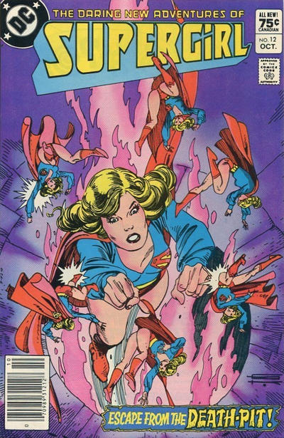 Cover for The Daring New Adventures of Supergirl (DC, 1982 series) #12 [Canadian]