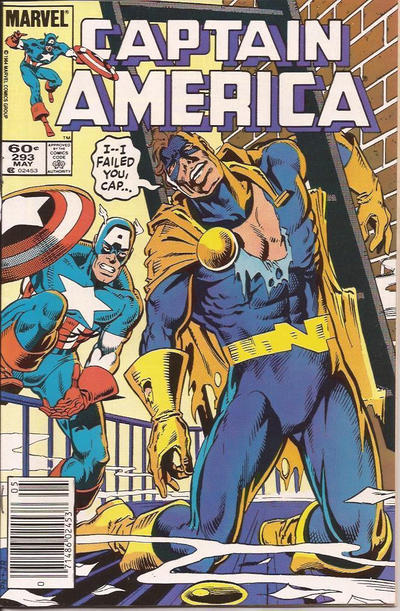 Cover for Captain America (Marvel, 1968 series) #293 [Newsstand]