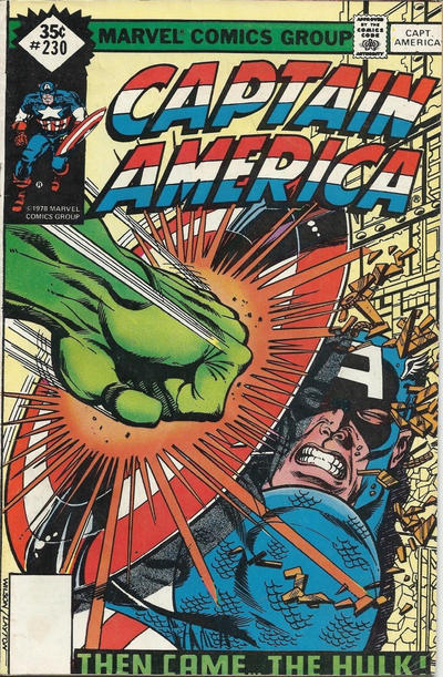 Cover for Captain America (Marvel, 1968 series) #230 [Whitman]