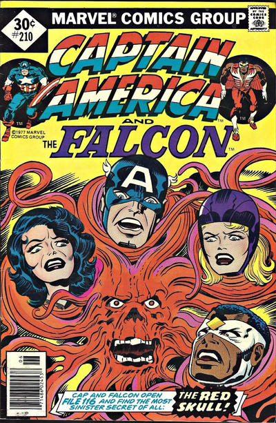 Cover for Captain America (Marvel, 1968 series) #210 [Whitman]