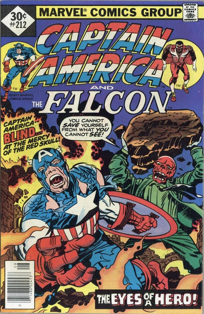 Cover for Captain America (Marvel, 1968 series) #212 [Whitman]