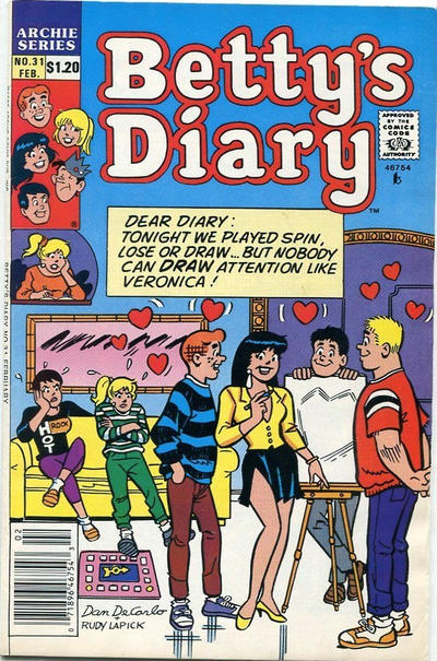 Cover for Betty's Diary (Archie, 1986 series) #31 [Canadian]