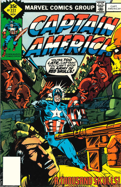 Cover for Captain America (Marvel, 1968 series) #227 [Whitman]