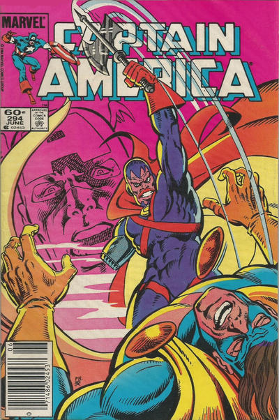 Cover for Captain America (Marvel, 1968 series) #294 [Newsstand]