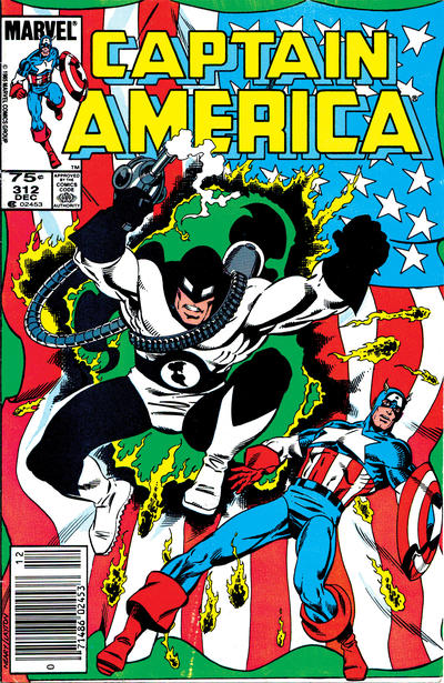 Cover for Captain America (Marvel, 1968 series) #312 [Canadian]