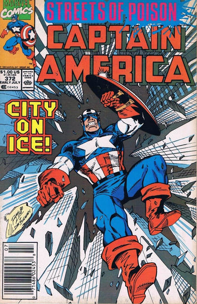 Cover for Captain America (Marvel, 1968 series) #372 [Newsstand]