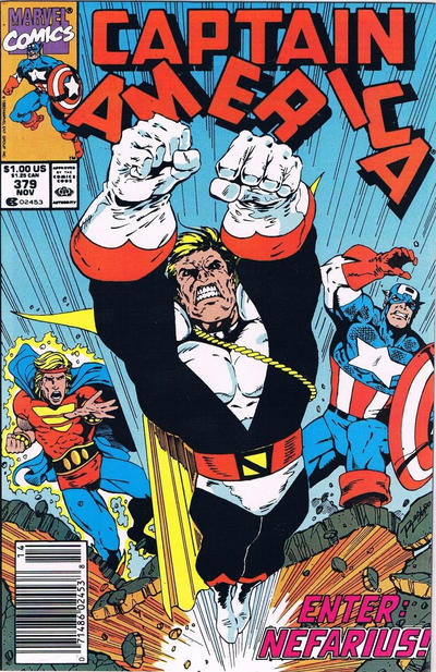 Cover for Captain America (Marvel, 1968 series) #379 [Newsstand]