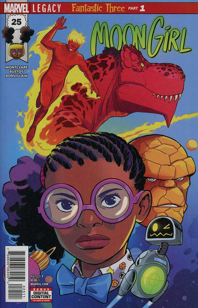 Cover for Moon Girl and Devil Dinosaur (Marvel, 2016 series) #25 [Natacha Bustos]