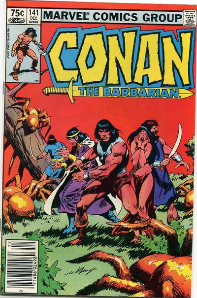 Cover for Conan the Barbarian (Marvel, 1970 series) #141 [Canadian]