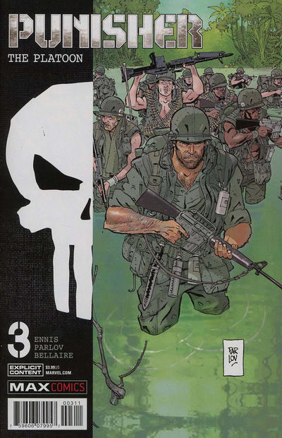 Cover for Punisher MAX: The Platoon (Marvel, 2017 series) #3