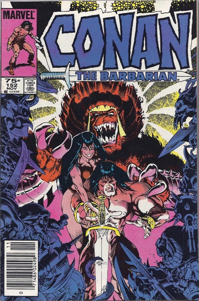 Cover for Conan the Barbarian (Marvel, 1970 series) #152 [Canadian]