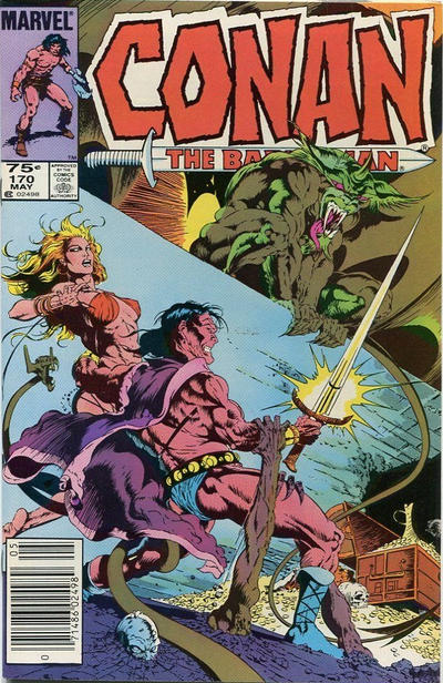 Cover for Conan the Barbarian (Marvel, 1970 series) #170 [Canadian]