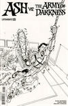 Cover Thumbnail for Ash vs. the Army of Darkness (2017 series) #2 [Incentive Black and White Mauro Vargas Cover]