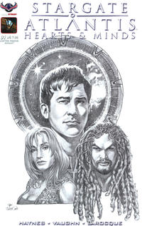 Cover Thumbnail for Stargate Atlantis Hearts And Minds (American Mythology Productions, 2017 series) #1 [Limited Visions Dan Parsons Cover]