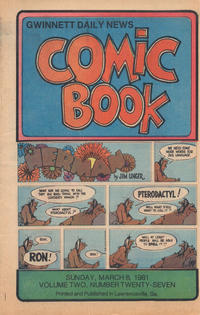 Cover Thumbnail for Gwinnett Daily News Comic Book (Gwinnett Daily News, 1979 series) #v2#27